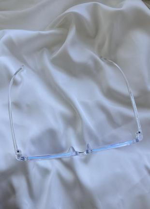 Мега крутые имиджевые очки в прозрачной оправе