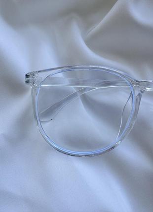 Мега крутые имиджевые очки в прозрачной оправе