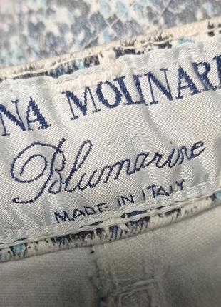 Винтажные джинсы blumarine anna molinari с принтом змеи,р.xs/s, италия3 фото
