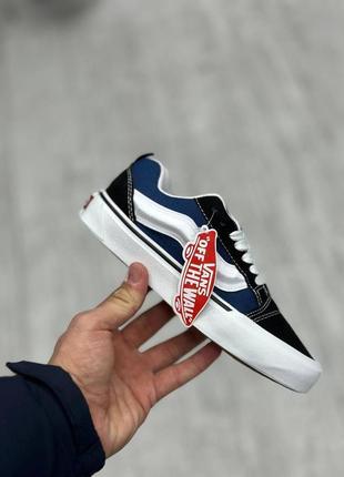 Кеди vans knu skool navy/white10 фото