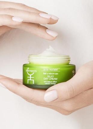 Денний крем для обличчя gli elementi detox line silky day cream