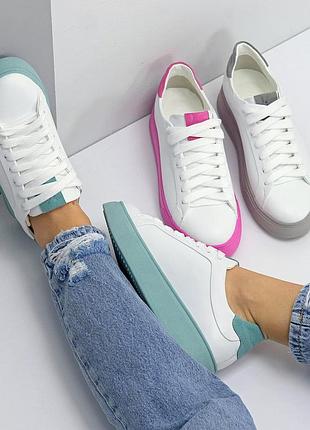 Кеди шкіряні