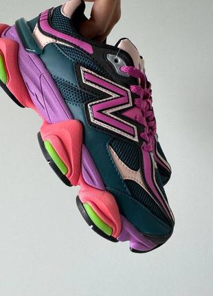 Кроссовки new balance 9060 acid purple3 фото