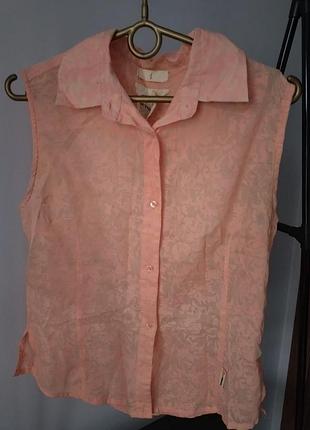 Блуза без рукавов