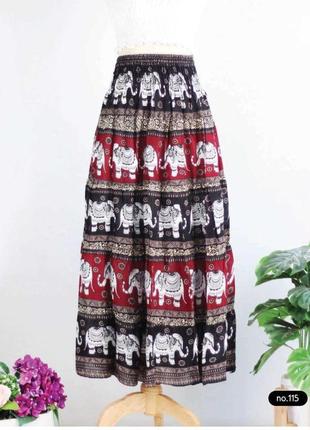 Вискозная юбка макси urban gipsy