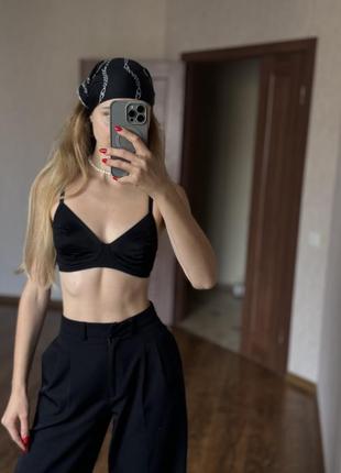 Бюстгальтер без кісточок м'який 75с чорний