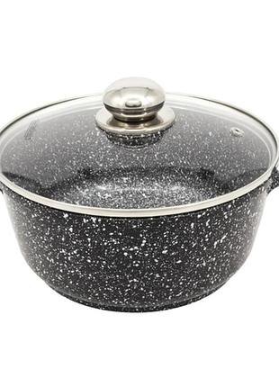 Кастрюля с крышкой 3.2 литра с антипригарным покрытием styleberg st-3022