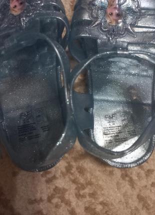 Глиттерные сандалии-мыльницы с анной холодное сердце5 фото