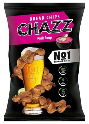 Чипсы chazz bread chips pink soup 100g