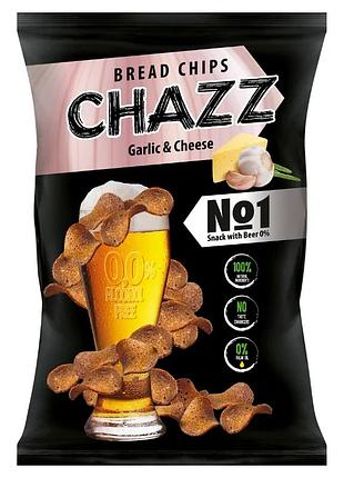 Чипсы chazz bread chips garlic & cheese 100g