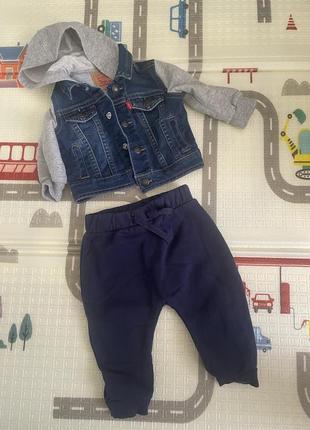 Набір на малюка 2-6 місяців levi’s і george