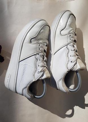 Оригинальные белые кроссовки сникерсы karl kani унисекс1 фото