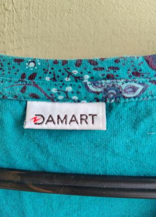 Оригинальный трикотажный женский лонгслив damart из натуральной ткани коттона6 фото