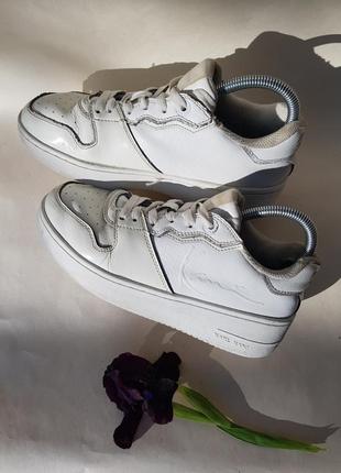 Оригинальные белые кроссовки сникерсы karl kani унисекс2 фото