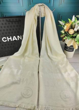Шарф палантин платок в стиле шанель chanel