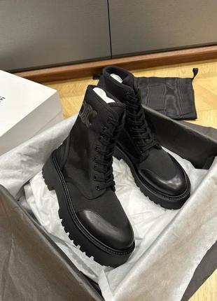 Ботинки селин celine чёрные