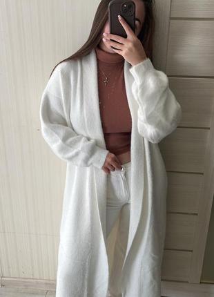 Кардиган из альпаки