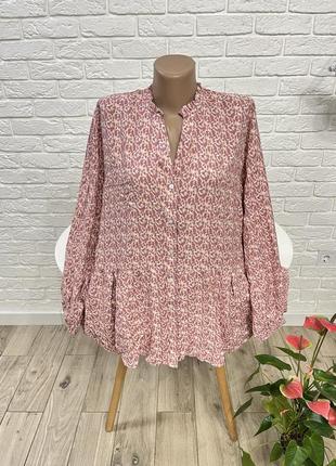 Шикарнейшая блузка блуза из вискозы р 52-54 бренд "pola"