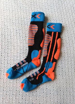 Термо гольфи x-socks® ski junior лижні дитячі високі шкарпетки спортивні носки