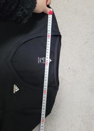 Черная футболка adidas s спортивная спорт бег3 фото
