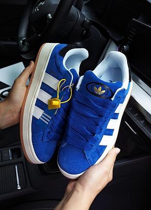 Мужские кроссовки adidas campus синие