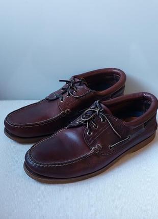 Чоловічі топсайдери/макасини/туфлі timberland натуральна шкіра