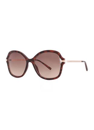 Сонцезахисні брендові окуляри guess factory brown butterfly