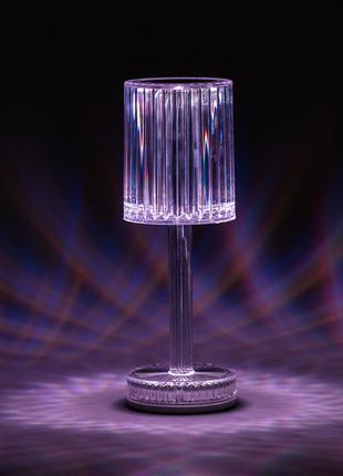 Лампа настільна світлодіодна з пультом керування світильник акумуляторний led gl-55