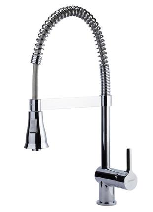 Змішувач omodeo для кухні гнучкий з пружиною та керамічним картриджем 40 мм для зручного використання. gl-55