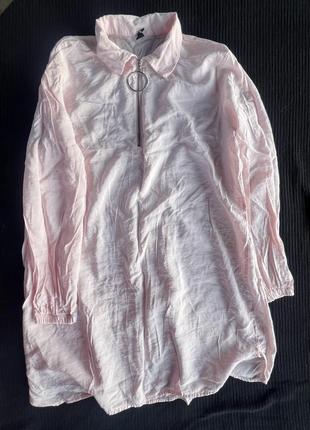 Платье, платье, рубашка туника розового цвета defacto4 фото