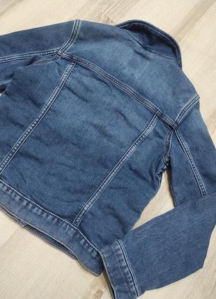 Брендовая джинсовка gap, джинсовая куртка gap на 10-11 лет6 фото
