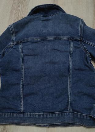 Брендовая джинсовка gap, джинсовая куртка gap на 10-11 лет8 фото