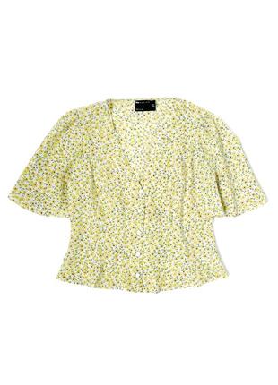 Стильная блузка asos design с короткими пышными рукавами, s/m5 фото
