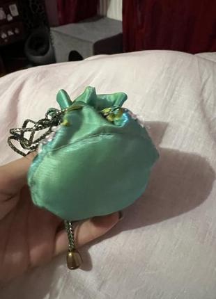 Мішочок для зберігання прикрас декорований квітами