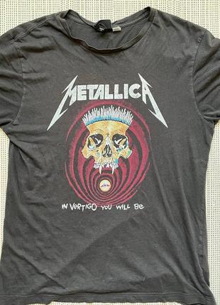 Футболка h&amp;m metallica