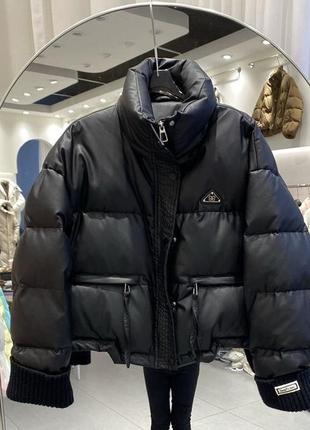 Куртка в стиле prada на пуху