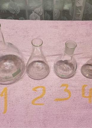 Скляні колби для лабораторії1 фото