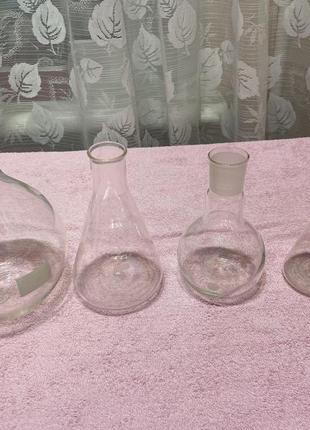 Скляні колби для лабораторії2 фото