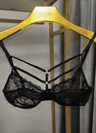 Еротичний мереживний бюстгальтер ліфчик ліф бра балконет бралет soft line
