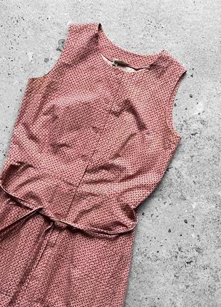 Marimekko finland women’s vintage belted sleeveless midi pockets fashion 90s женское, винтажное платье, платье5 фото