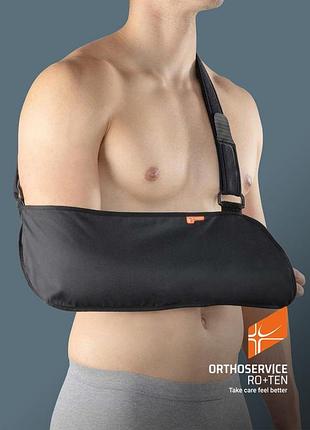 Бандаж для поддержки руки sling-up, m8404, orthoservice (швейцария) (черный, m)