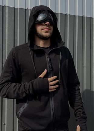 Худи c.p. company black черное