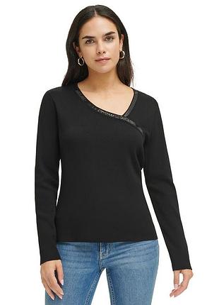 Женский свитер calvin klein с пайетками