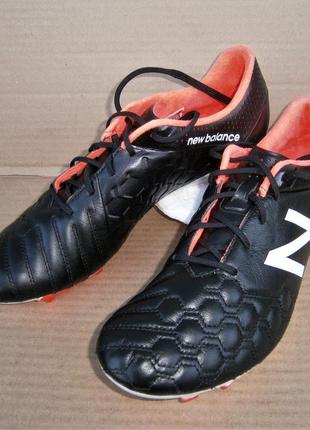 Копочки new balance visaro pro lite k leather soccer cleat msvrkfbl оригінал натуральна шкіра