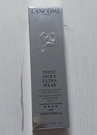 Тональна основа для обличчя lancome teint idole ultra wear 024 beige vanille 30 ml2 фото