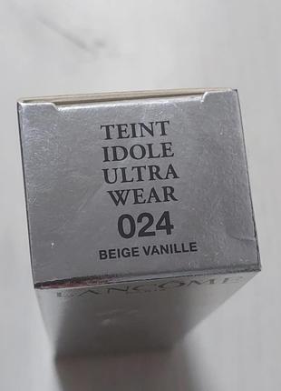 Тональна основа для обличчя lancome teint idole ultra wear 024 beige vanille 30 ml3 фото
