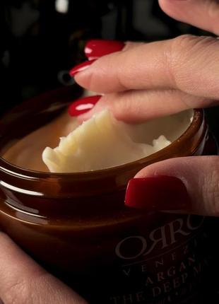 Маска для волос глубокого действия с маслом арганы orro venezia argan deep mask