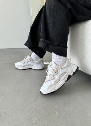 white hair tumblr girls adidas women pants shoes/beige adi-0323