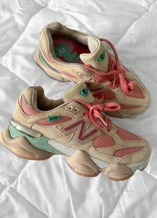 Кроссовки new balance 9060 × joe freshgoods inside voices pink10 фото