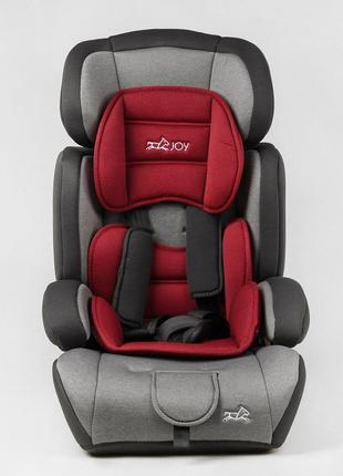 Автокрісло joy 9-36 кг grey/red (47900)2 фото